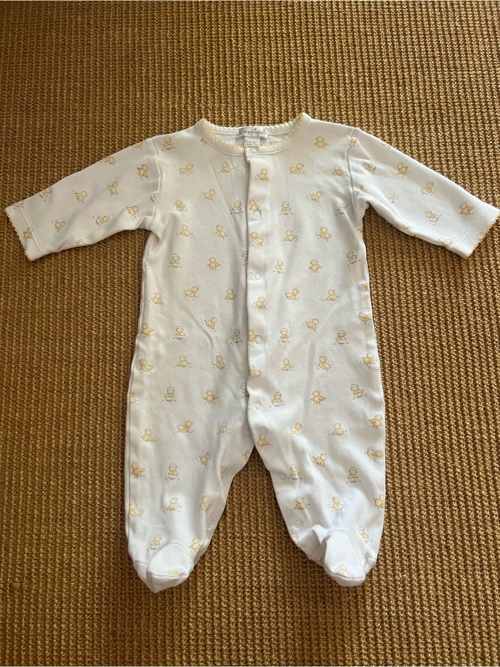 KISSY KISSY Gender Neutral Footie 3-6 mos